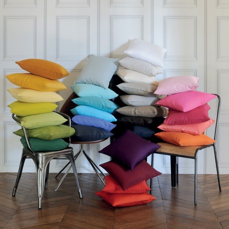 HOUSSE de COUSSIN NEUTRE SOUS HOUSSE ECRUE 40CM LOT DE 6 A GARNIR