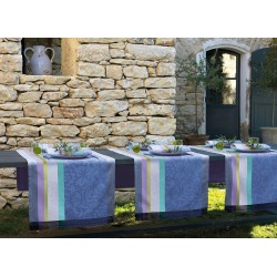 Chemin de table Provence Bleu lavande, Le Jacquard Français