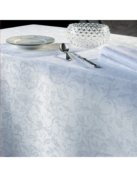 Nappe sur mesure Mille Charmes Blanc Garnier-Thiébaut