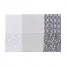 Sets de table enduits Fleurs de Kyoto Brume, Le Jacquard Français (par 4)