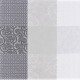 Serviettes de table Fleurs de Kyoto Brume, Le Jacquard Français