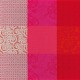 Serviettes de table Fleurs de Kyoto Cerise, Le Jacquard Français