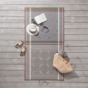 Drap de plage Zellige Mica, Le Jacquard Français 2