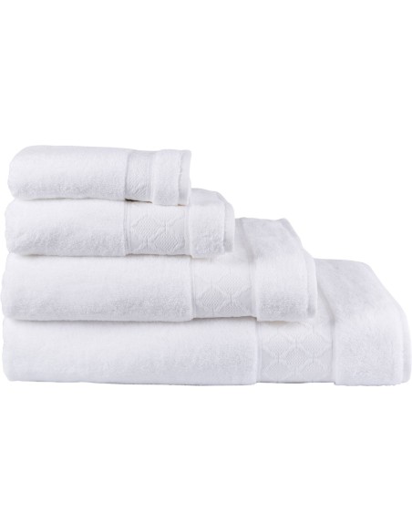 Linge de bain Caresse Blanc, Le Jacquard Français