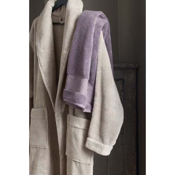 Peignoir Caresse Lin 100% coton, Le Jacquard Français