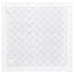 Serviettes de table Anneaux Blanc Le Jacquard Français