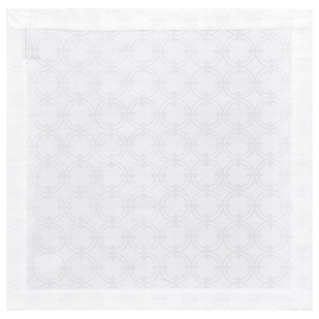 Serviettes de table Anneaux Blanc Le Jacquard Français