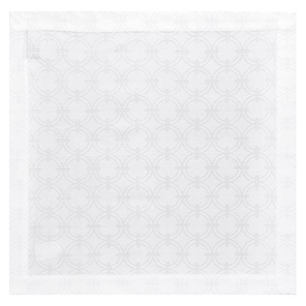 Serviettes Anneaux Blanc Le Jacquard Français