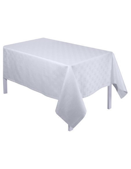 Nappes sur mesure Anneaux Blanc Le Jacquard Français
