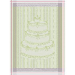  Torchon GARNIER-THIEBAUT Pièce Montée Pistache 