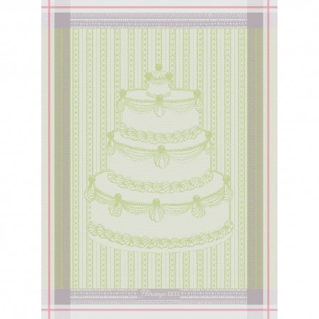  Torchon GARNIER-THIEBAUT Pièce Montée Pistache 