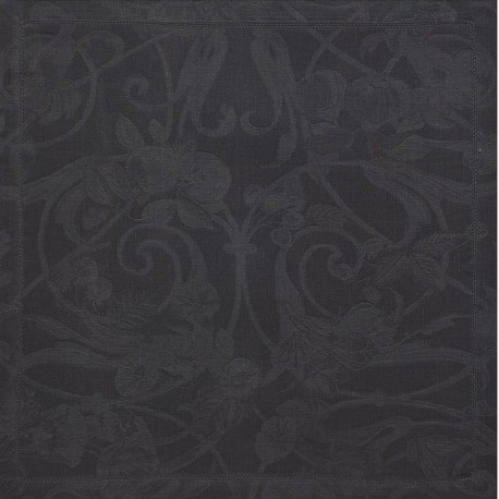 Serviettes de table Tivoli Onyx pur lin, Le Jacquard Français