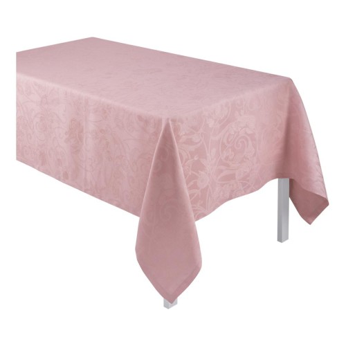 Nappe de table, Tivoli Rose poudre pur lin, Le Jacquard Français