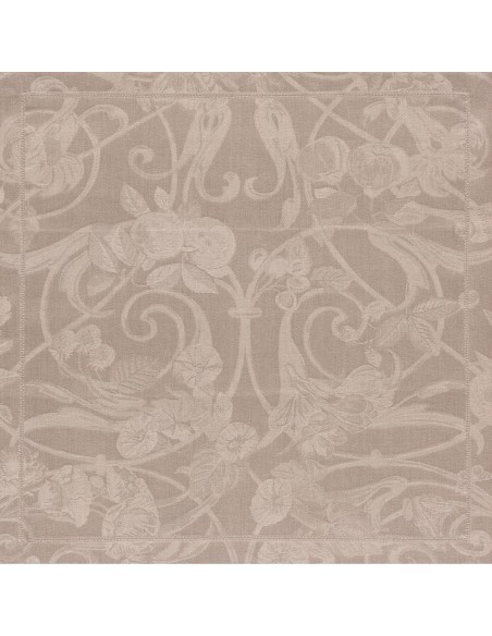 Serviette Tivoli Poivre Gris Le Jacquard Français