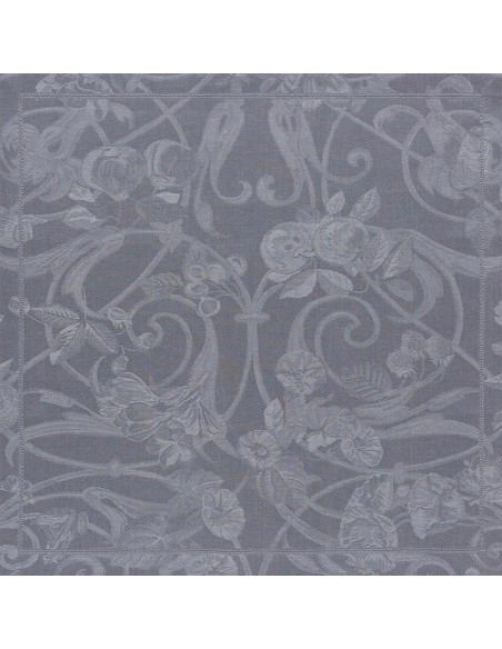 Serviette Tivoli Gris Flanelle Le Jacquard Français 