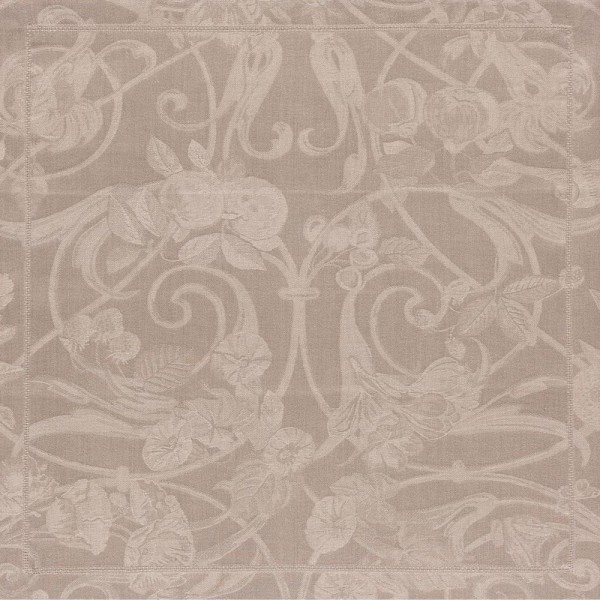 Serviettes de table, Tivoli Poivre Gris Le Jacquard Français 