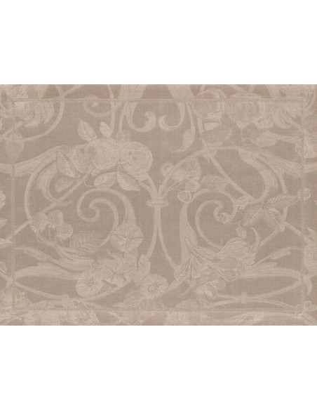 Set de table design, pur lin Tivoli Poivre Gris