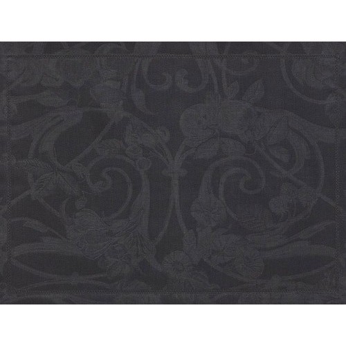Set de table design pur lin Tivoli  noir Onyx