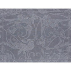 Sets de table pur lin Gris Tivoli Flanelle, Le Jacquard Français (par 4)