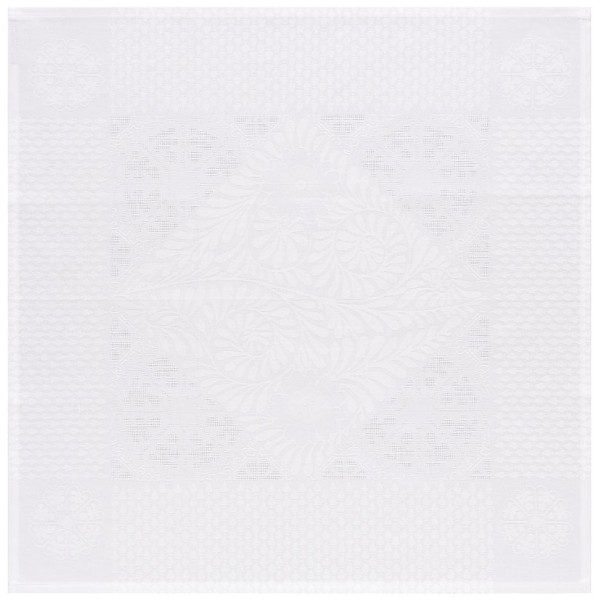 Serviettes de table Bosphore Blanc Le Jacquard Français, Métis