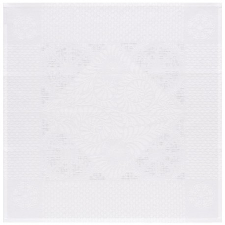 Serviettes de table Bosphore Blanc, Le Jacquard Français