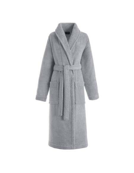 Peignoir de bain mixte Caresse Galet 100% micro coton, Le Jacquard Français