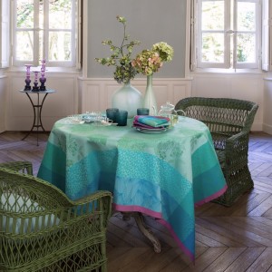 Serviettes de table Parfums de bagatelle Hortensia Le Jacquard Français (par 4) 2