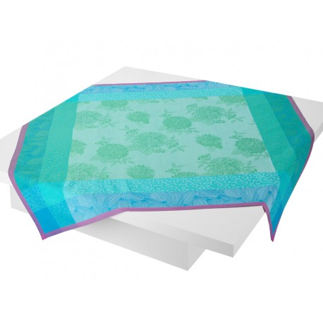 Nappe de table Parfums de bagatelle Hortensia Le Jacquard Français