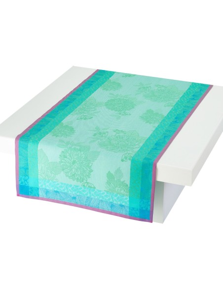 Chemin de table Parfums de bagatelle Hortensia, Le Jacquard Français