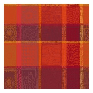 Tissu au mètre GARNIER-THIEBAUT Mille Wax ketchup 2