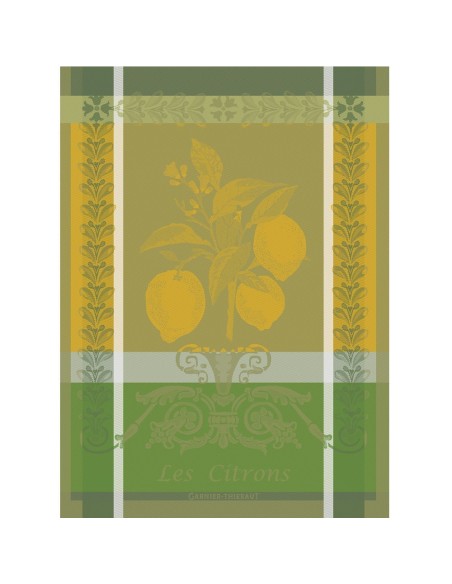 Torchons Citron Zeste Garnier-Thiébaut