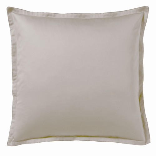 Taie d'oreiller carrée en satin de coton uni Teophile Gazelle