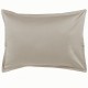 Taie d'oreiller rectangle en satin de coton uni Teophile Gazelle