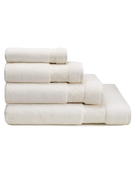 Linge de Bain Caresse Ivoire, Le Jacquard Français