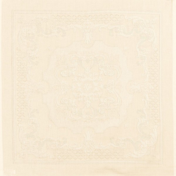    Serviettes de table Beauregard ivoire