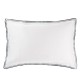 Taie rectangulaire en percale de coton Astor Graphite, Designers Guild