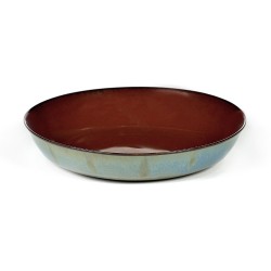 Assiette creuse S 17.5 cm Terres de rêves Rust/Smokey blue, Serax par Anita Le Grelle