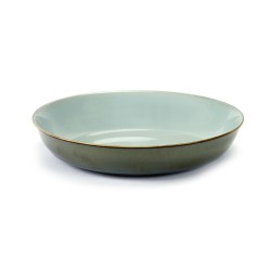 Assiette creuse 17.5 cm Terres de rêves Light blue/Smokey blue, Anita Le Grelle