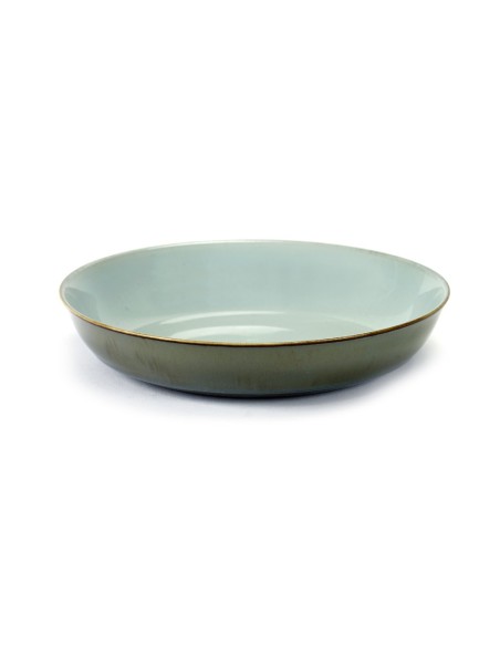 Assiette creuse 17.5 cm Terres de rêves Light blue/Smokey blue, Anita Le Grelle