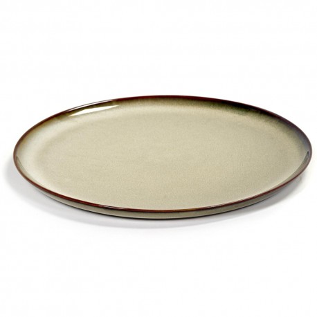 Assiette dessert 22 cm Terres de rêves Misty grey, Anita Le Grelle