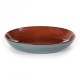 Assiette pasta Terres de Rêves Rust/Smokey blue, vaisselle design Serax par Anita Le Grelle