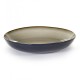 Assiette pasta Terres de Rêves Misty grey/Dark blue