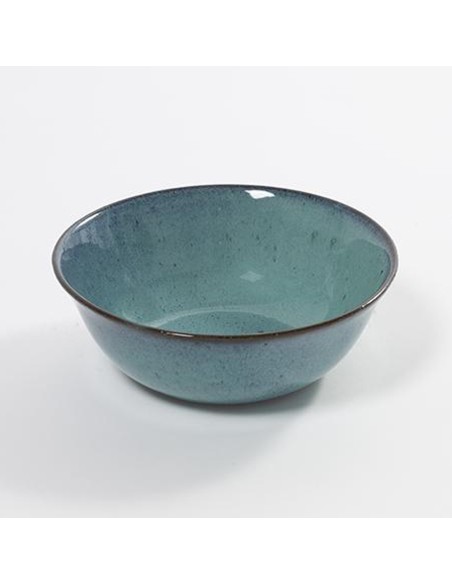Bol saladier individuel 18cm grès émaillé Aqua Turquoise, Serax