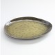 Assiette ovale 28 x 24 cm céramique Pure Vert, Serax par Pascale Naessens