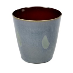 Gobelet conique 18cl Terres de Rêves Smokey blue/Rust, Serax par Anita Le Grelle