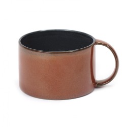 Mug 19cl Dark blue/Rust Serax Terres de Rêves par Anita Le Grelle