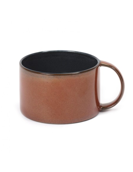 Mug 19cl Dark blue/Rust Serax Terres de Rêves par Anita Le Grelle