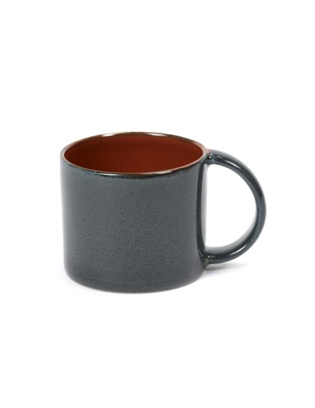 Mug à expresso 8.5cl Rust/Dark blue Serax Terres de Rêves par Anita Le Grelle