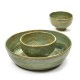 Vaisselle originale céramique Pure Vert de mer, Pascale Naessens 