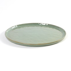 Assiette plate 27cm céramique Pure Green Vert, Pascale Naessens - Serax